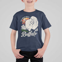 The Great White Buffalo T Shirt For Kid Native American Sacred Spirit Animal - Wonder Print Shop