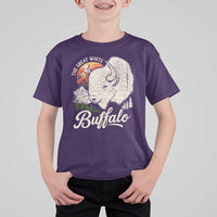 The Great White Buffalo T Shirt For Kid Native American Sacred Spirit Animal - Wonder Print Shop