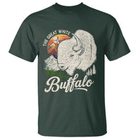 The Great White Buffalo T Shirt Native American Sacred Spirit Animal - Wonder Print Shop