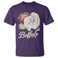 The Great White Buffalo T Shirt Native American Sacred Spirit Animal - Wonder Print Shop