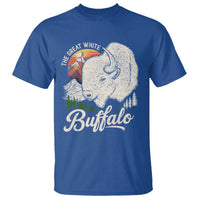 The Great White Buffalo T Shirt Native American Sacred Spirit Animal - Wonder Print Shop