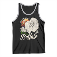 The Great White Buffalo Tank Top Native American Sacred Spirit Animal - Wonder Print Shop
