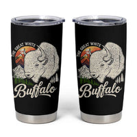 The Great White Buffalo Tumbler Cup Native American Sacred Spirit Animal - Wonder Print Shop