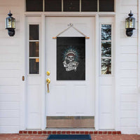 Native American Respect The Chief Garden Flag Indian Tribal Skull Headdress - Wonder Print Shop