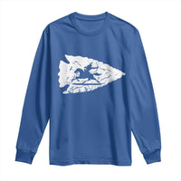 Arrowhead Hunter Indian Chief Relic Hunting Native American Long Sleeve Shirt - Wonder Print Shop