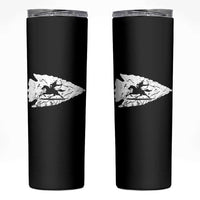 Arrowhead Hunter Indian Chief Relic Hunting Native American Skinny Tumbler - Wonder Print Shop