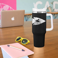 Arrowhead Hunter Indian Chief Relic Hunting Native American Tumbler With Handle - Wonder Print Shop
