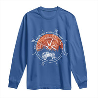 Not All Those Who Wander Are Lost Long Sleeve Shirt Compass Off Road Car - Wonder Print Shop