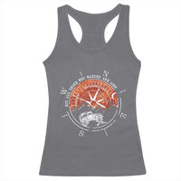 Not All Those Who Wander Are Lost Racerback Tank Top Compass Off Road Car - Wonder Print Shop