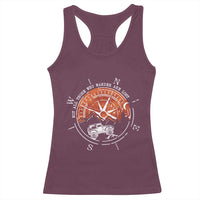 Not All Those Who Wander Are Lost Racerback Tank Top Compass Off Road Car - Wonder Print Shop