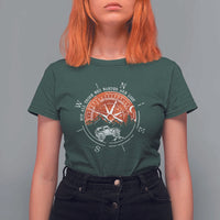 Not All Those Who Wander Are Lost T Shirt For Women Compass Off Road Car - Wonder Print Shop