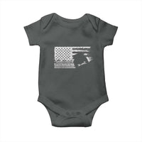 Off Road QUAD ATV Car Adventure Vintage American Flag Baby Onesie - Wonder Print Shop