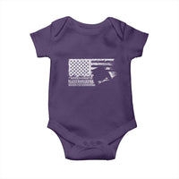 Off Road QUAD ATV Car Adventure Vintage American Flag Baby Onesie - Wonder Print Shop