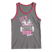 Funny Lets Ride Bitches Tank Top UTV SXS Four Wheeler UTV Offroad Mudding - Wonder Print Shop