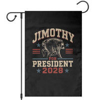 Jimothy For President 2028 Garden Flag Funny Jimothy The Raccoon Seattle Trash Panda Meme