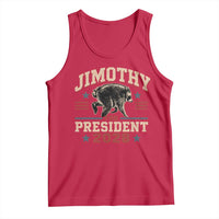 Jimothy For President 2028 Tank Top Funny Jimothy The Raccoon Seattle Trash Panda Meme
