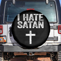 I Hate Satan Spare Tire Cover Funny Christian Jesus Cross