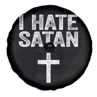 I Hate Satan Spare Tire Cover Funny Christian Jesus Cross