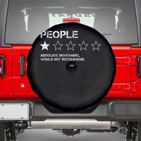 People 1 Star Absolute Nightmare Would Not Recommend Spare Tire Cover Funny Bold Text