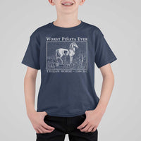 Worst Pinata Ever Trojan Horse T Shirt For Kid Funny Greek Mythology History
