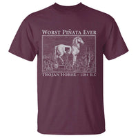 Worst Pinata Ever Trojan Horse T Shirt Funny Greek Mythology History