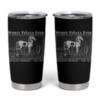 Worst Pinata Ever Trojan Horse Tumbler Cup Funny Greek Mythology History