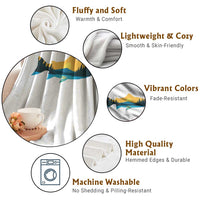 Trout Fly Fishing Outdoor Forest Mountain Nature Wildlife Fisherman Throw Blanket - Wonder Print Shop