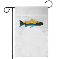 Trout Fly Fishing Outdoor Forest Mountain Nature Wildlife Fisherman Garden Flag - Wonder Print Shop