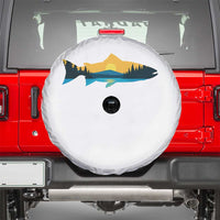 Trout Fly Fishing Outdoor Forest Mountain Nature Wildlife Fisherman Spare Tire Cover - Wonder Print Shop