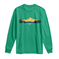 Trout Fly Fishing Outdoor Forest Mountain Nature Wildlife Fisherman Long Sleeve Shirt - Wonder Print Shop