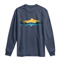 Trout Fly Fishing Outdoor Forest Mountain Nature Wildlife Fisherman Long Sleeve Shirt - Wonder Print Shop