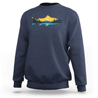 Trout Fly Fishing Outdoor Forest Mountain Nature Wildlife Fisherman Sweatshirt - Wonder Print Shop
