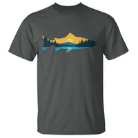 Trout Fly Fishing Outdoor Forest Mountain Nature Wildlife Fisherman T Shirt - Wonder Print Shop