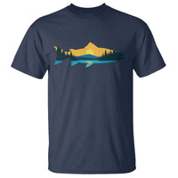 Trout Fly Fishing Outdoor Forest Mountain Nature Wildlife Fisherman T Shirt - Wonder Print Shop