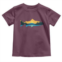 Trout Fly Fishing Outdoor Forest Mountain Nature Wildlife Fisherman Toddler T Shirt - Wonder Print Shop