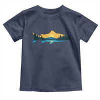 Trout Fly Fishing Outdoor Forest Mountain Nature Wildlife Fisherman Toddler T Shirt - Wonder Print Shop
