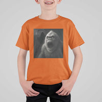 Funny Bigfoot Sasquatch Halloween The Grim Reaper T Shirt For Kid - Wonder Print Shop