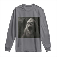 Funny Bigfoot Sasquatch Halloween The Grim Reaper Long Sleeve Shirt - Wonder Print Shop