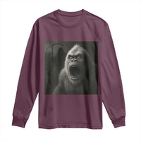 Funny Bigfoot Sasquatch Halloween The Grim Reaper Long Sleeve Shirt - Wonder Print Shop