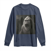 Funny Bigfoot Sasquatch Halloween The Grim Reaper Long Sleeve Shirt - Wonder Print Shop
