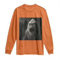 Funny Bigfoot Sasquatch Halloween The Grim Reaper Long Sleeve Shirt - Wonder Print Shop