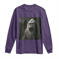 Funny Bigfoot Sasquatch Halloween The Grim Reaper Long Sleeve Shirt - Wonder Print Shop