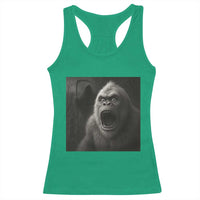 Funny Bigfoot Sasquatch Halloween The Grim Reaper Racerback Tank Top - Wonder Print Shop