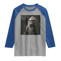 Funny Bigfoot Sasquatch Halloween The Grim Reaper Raglan Shirt - Wonder Print Shop