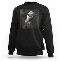 Funny Bigfoot Sasquatch Halloween The Grim Reaper Sweatshirt - Wonder Print Shop
