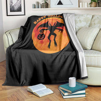 Funny Halloween Mothman Cryptid Creatures Throw Blanket - Wonder Print Shop