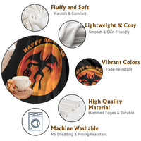 Funny Halloween Mothman Cryptid Creatures Throw Blanket - Wonder Print Shop