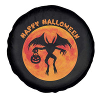 Funny Halloween Mothman Cryptid Creatures Spare Tire Cover - Wonder Print Shop