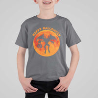 Funny Halloween Mothman Cryptid Creatures T Shirt For Kid - Wonder Print Shop