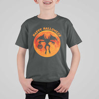 Funny Halloween Mothman Cryptid Creatures T Shirt For Kid - Wonder Print Shop